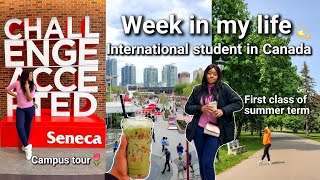 SENECA @YORK CAMPUS TOUR |FIRST DAY OF CLASS FOR THE NEW SEMESTER| INTERNATIONAL STUDENT IN CANADA🇨🇦