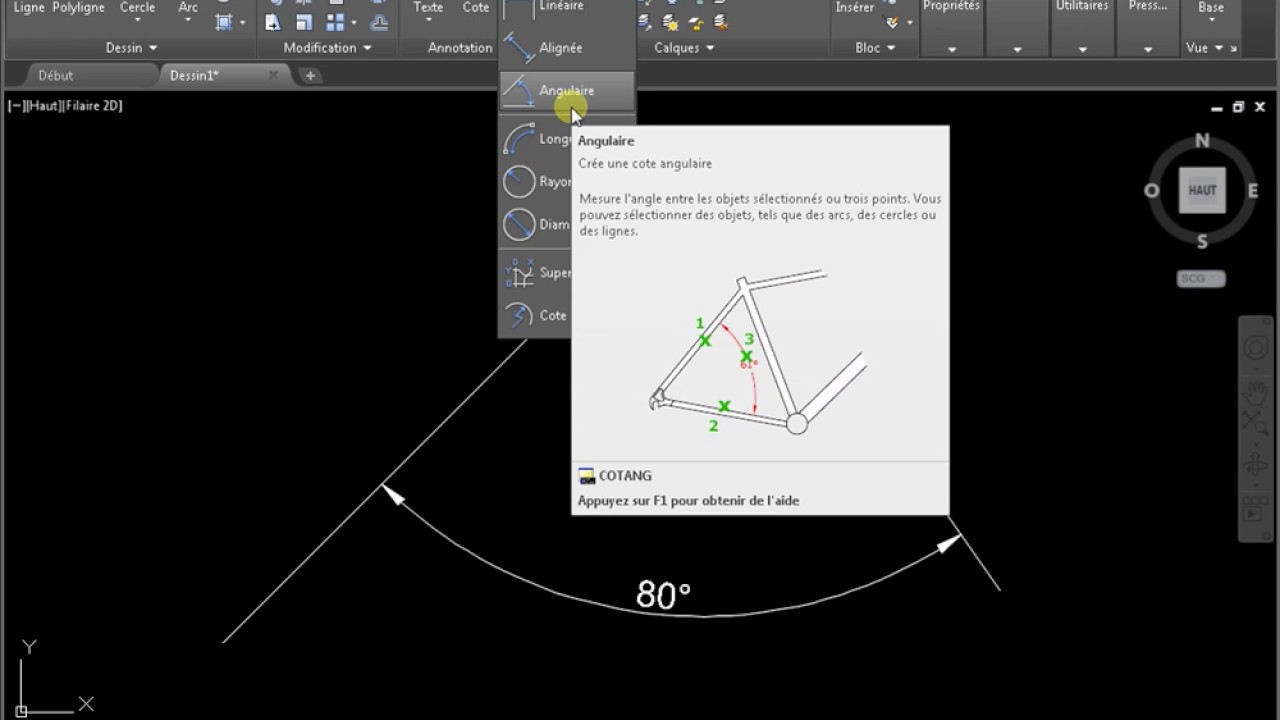 L angle autocad YouTube