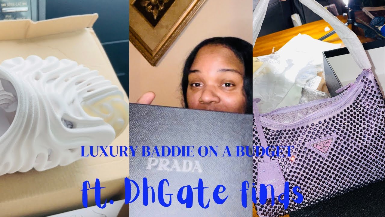 FIRST DHGATE REVIEW/HAUL | BEMBURY CROCS & CRYSTAL PRADA BAG