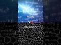 Math vs Chemistry: Which One is Harder? | #shorts #science