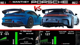 Porsche 911 GT3 Manthey Kit: How The New 992 2 Beats The Old 992 1 At The Nürburgring