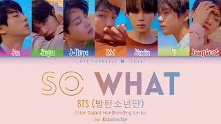 BTS (방탄소년단) - ‘So What’ | Color Coded Lyrics [Han|Rom|Eng] Resimi