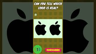 Real vs fake logo challenge #logoquiz #brainteaser #quiz #logo #real #viral #trending #shorts #fyp