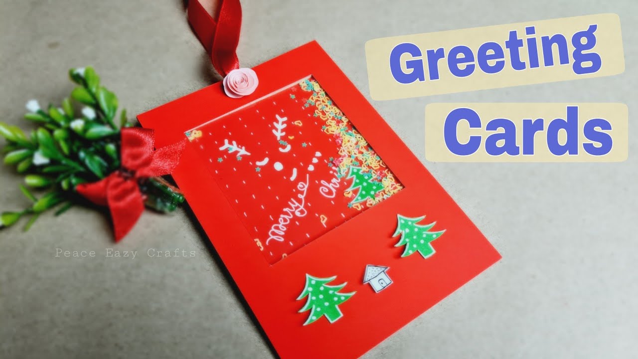 Diy​ Greeting​ Cards​| Easy |  แม่รุ่ง​สอน​ทำ​การ์ด​ปีใหม่​ง่ายๆ