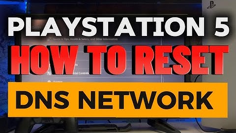 How To Reset DNS MTU SettingsOn PlayStation 5 Network