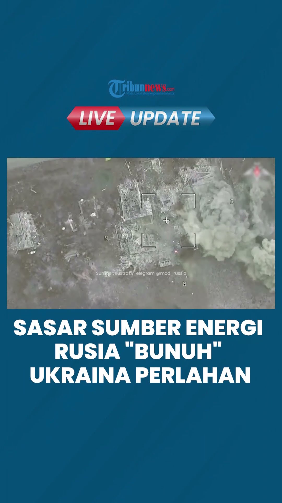 Rusia Buat Ukraina Mati secara Perlahan, Kirim 70 Serangan Pesawat Nirawak dan Sasar Sumber Energi