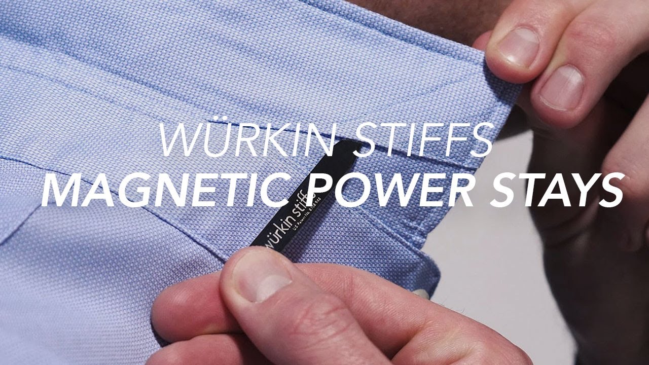 Würkin Stiffs Stays Magnetic Collar Stays - YouTube
