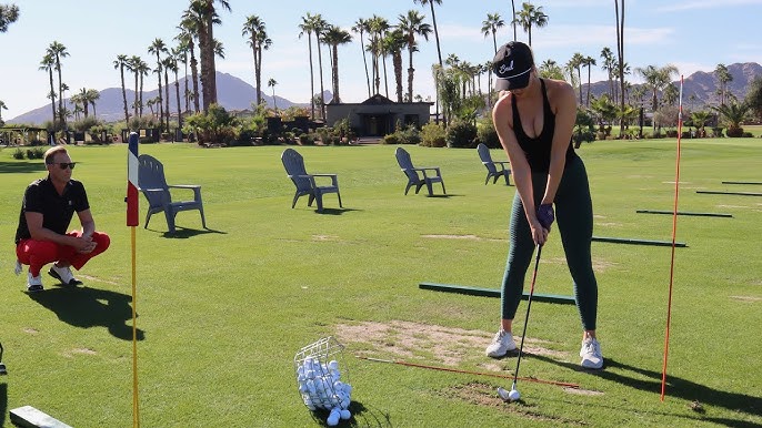 Paige Spiranic Swing in Slow Motion - Golf Event Locator