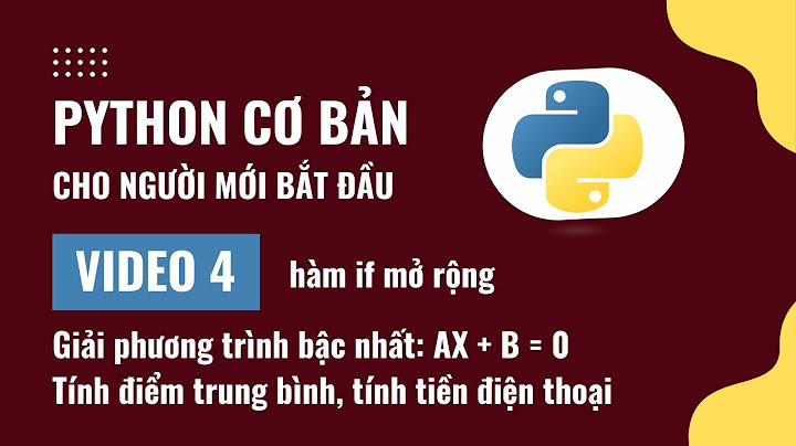 Các lỗi thường gặp trong hàm if python