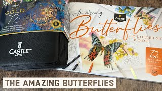 The Amazing Butterflies colouring book Review and colour - Castle Arts