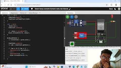 Proyek Akhir Sistem Mikrokontroler | Sistem lampu otomatis berbasis waktu dan internet | UTB