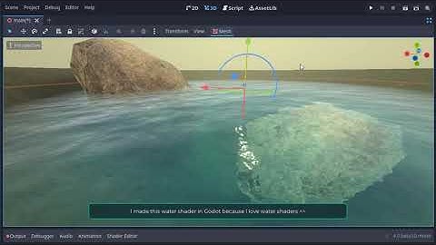 Water shader Godot 4