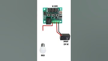 W 1209 temperature controller connection #shortvideo #tech #shortsfeed #electrical #shorts
