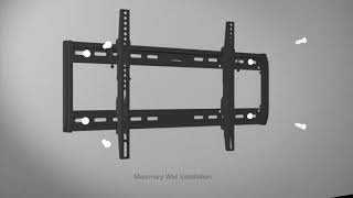 Crest Fixed TV Wall Mount - Medium To Large - MFP1F