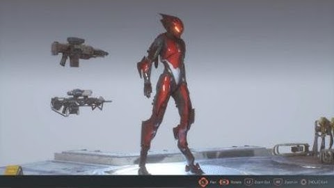 Anthem Javelin design inspired by Ferrari. Colors and materials.