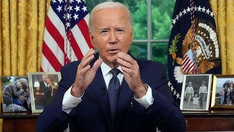 President Biden addresses nation on decision to drop 2024 reelection bid | Live
