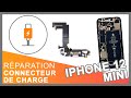Connecteur de charge iPhone 12 Mini Rouge