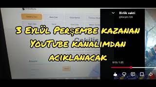 Kura Çekilişi Online Para Ataması Https:youtu.be/T5Ytiqdnrkc?Si=Eq - Kq7Gelj59Y - 3M Link☝️