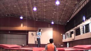 京都府立大学トランポリン練習20130711