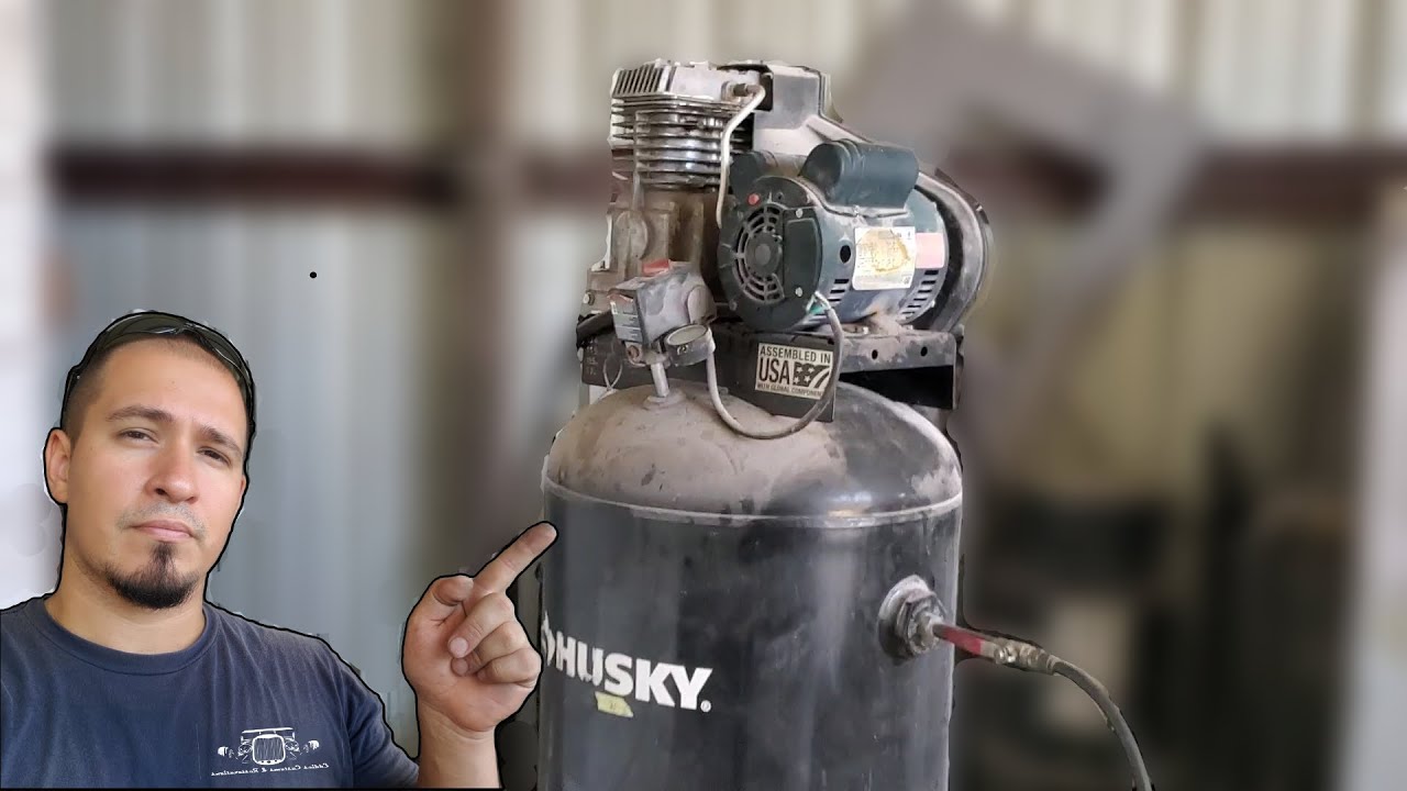 Husky Air Compressor Squealing and Bogging problem FIXED YouTube