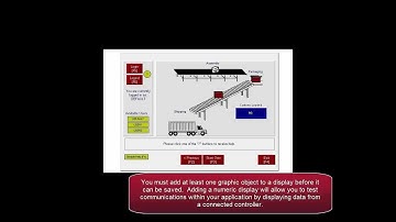 PanelView Plus & FactoryTalk View ME Introduction - Add Graphic Display and Numeric Display Object
