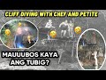 NAKAKALOKA SI PETITE! MUNTIK NA HINDI MAKATALON SA CLIFF JUMPING!