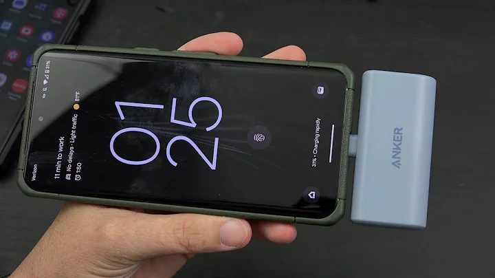 Anker Nano Power Bank with Built-in Foldable USB-C Connector, 5,000mAh Portable Charger 22.5W