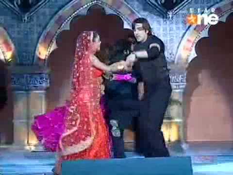 Zayed Khan with Juhi Parmar performing on 12th Sta...