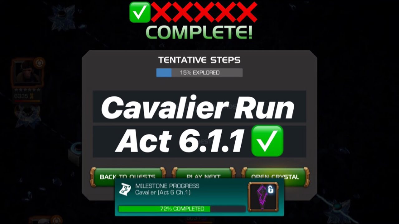 Act 6.1.1 Cavalier Run (1 Map 1 Lap) - YouTube