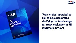 From critical appraisal to risk of bias assessment