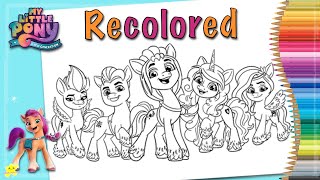 My Little Pony New Generation Recolored as MLP Mane6 | Kiddie Playtime