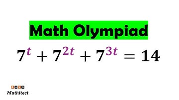 Solving a Tricky Exponential Equation | Math Olympiad Trick