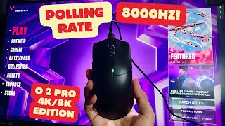 Polling rate 8000hz เล่นเกม!! x Valorant | Glorious Model O 2 pro 4k/8khz edition