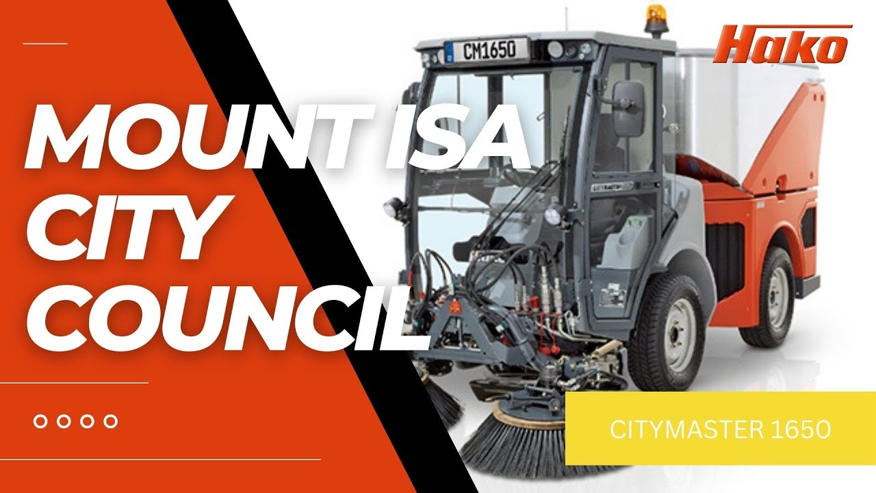 Mount Isa City Council Citymaster 1650 Sweeper  Scrubber
