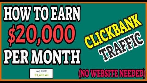 How To Make Money on Clickbank For Beginners - $1000 a Day Tutorial - No Website Needed