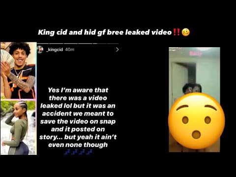 King cid and his girlfriend Bree leaked video‼️