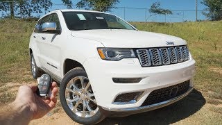 2019 Jeep Grand Cherokee Summit: Start Up, Test Drive, Walkaround and Review