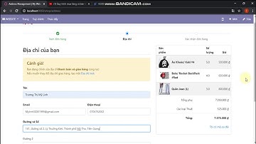 Demo quy trình bán hàng trong Odoo