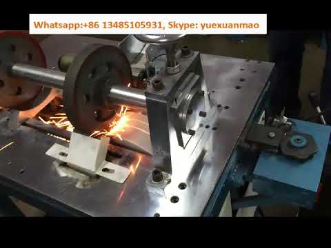 Automatic wire pointing grinding machine for 0.1-12mm wires - YouTube