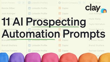 11 AI Prompts to Automate your Prospecting Research | OpenAI x Clay Sales Prospecting Tutorial