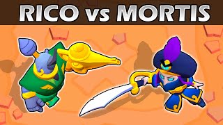 RICO vs MORTIS | 1vs1 | 28 Test | Brawl Stars