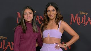 Jackie Hernandez Mulan World Premiere Red Carpet Fashion