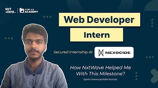 Tech Internship Secured in 3rd Year | Jyothi Swaroop’s English Review | NxtWave CCBP