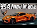 New C8 Corvette Color Debuted! 2022 Production START DATE Confirmed & MUCH MORE!