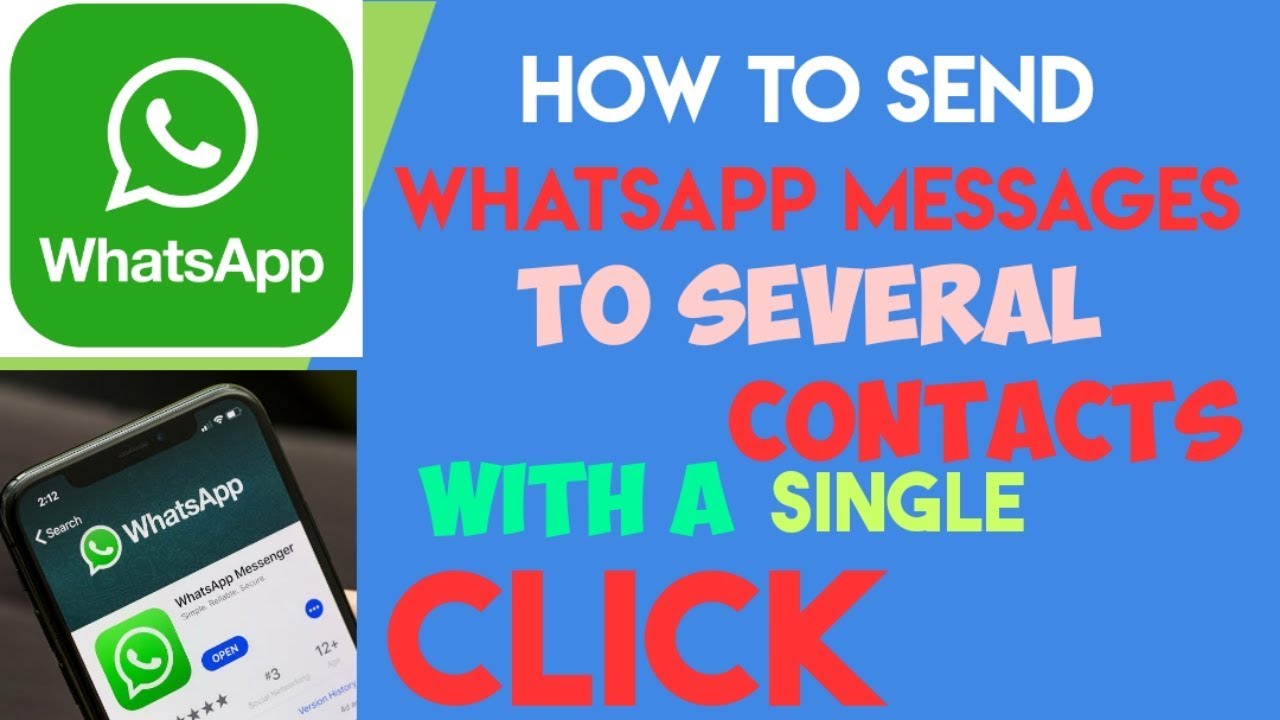 How to send WhatsApp messages to several contacts with a single click tech world news
