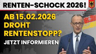 Rente 2026: Neues Gesetz ab 15. Februar – Wichtige Änderungen für alle Rentner in Deutschland