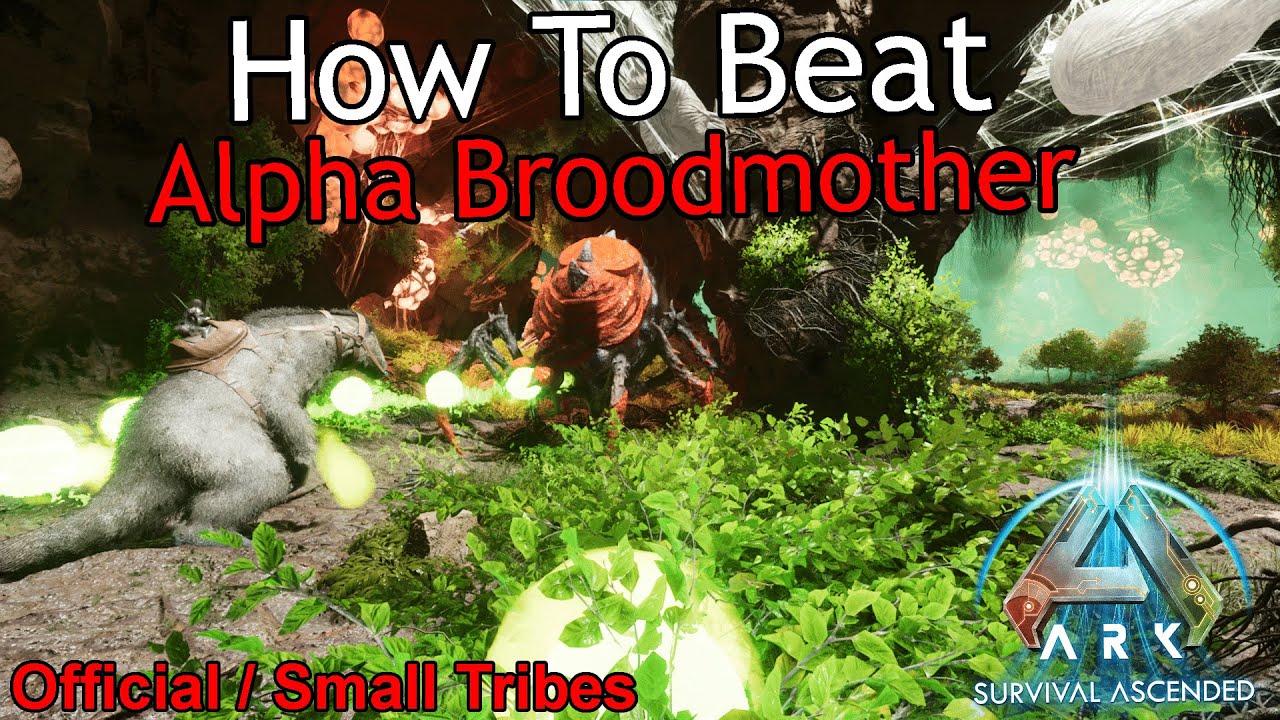 How To Beat ALPHA BROODMOTHER On Official / Smalls! - Ark Survival ...