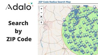 Adalo Search by ZIP Code radius the easy way screenshot 4