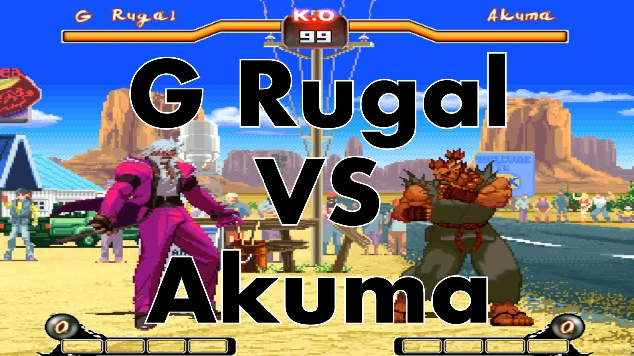 Mugen G Rugal VS Akuma - YouTube