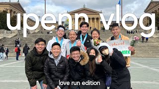 weekend at upenn | Philly love run, hanging out with friends